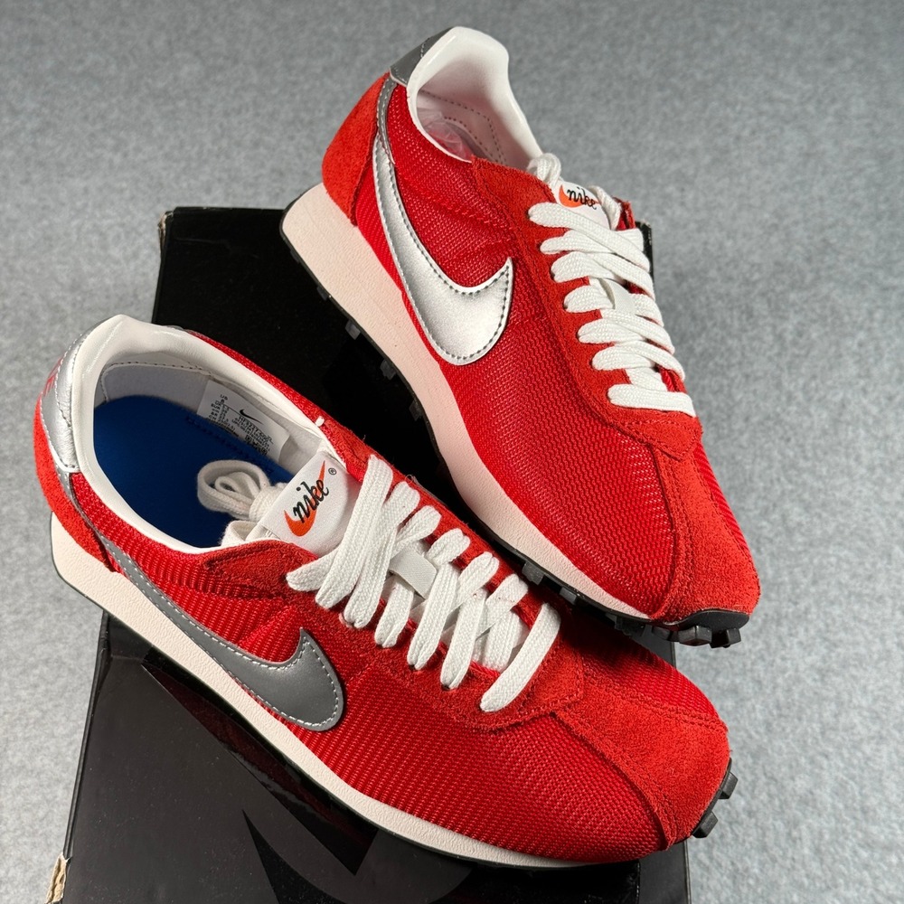 Nike LD-1000 Womens 8 HF3227-600 University Red Metallic Silver Retro Runner NIB